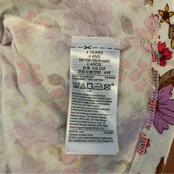 Gap floral dress | 4T - Picture 5 of 5